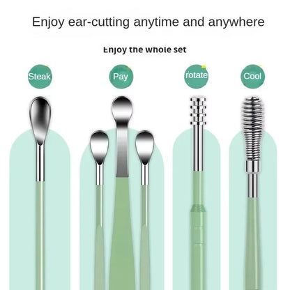 6 Pcs Ear Pick Ear Wax Removal Kit