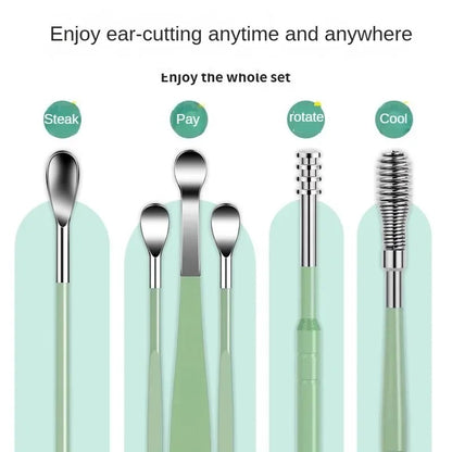6 Pcs Ear Pick Ear Wax Removal Kit