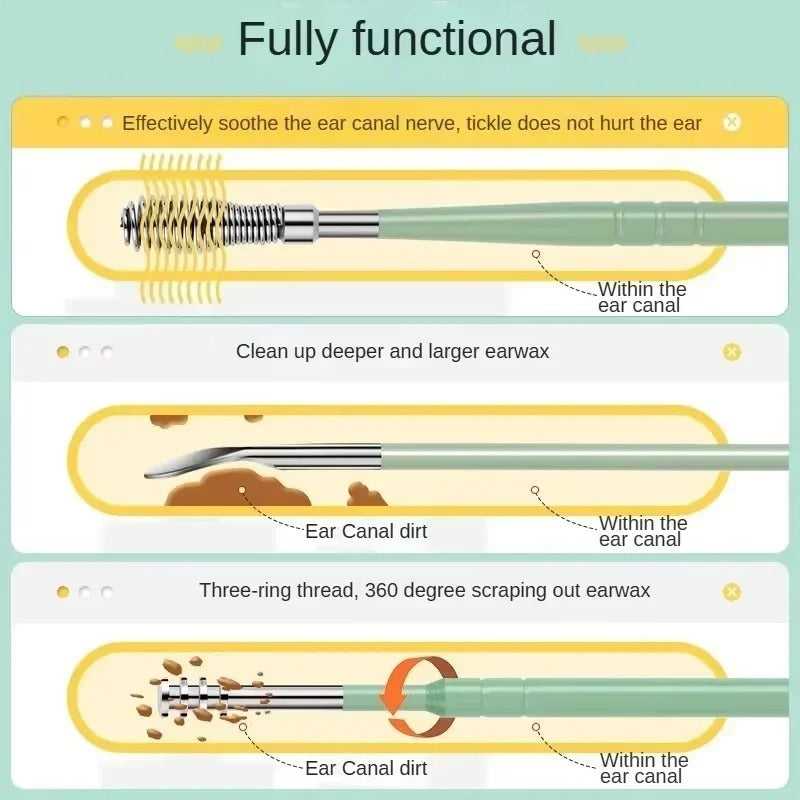 6 Pcs Ear Pick Ear Wax Removal Kit